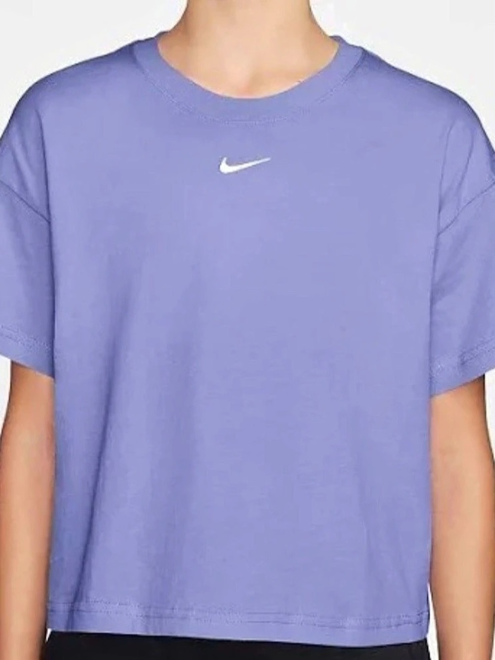 Nike The Nike Tee Loose Fit Short Sleeve Tee, Purple, Medium